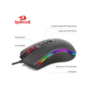 Redragon M711 COBRA RGB Gaming Mouse - Image 4