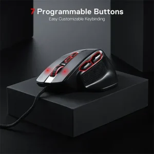 Redragon M806 Bullseye Wired RGB Gaming Mouse - Image 6