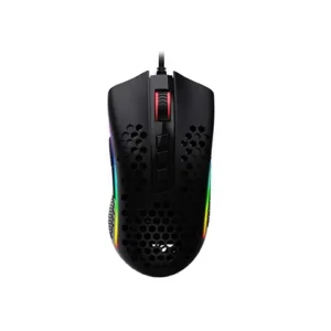 Redragon M808 Storm Lunar Lightweight RGB Gaming Mouse, 12400 DPI (Black)
