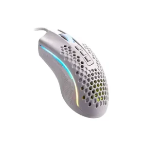 Redragon M808W Storm Lunar Lightweight RGB Gaming Mouse, 12400 DPI (White) - Image 3